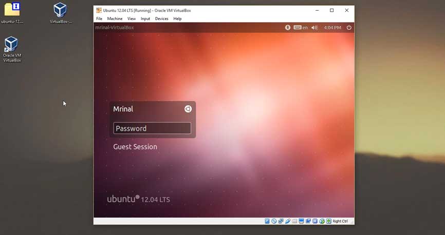 setup virtualbox on mac for linux